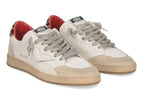 Scarpe donna 4B12 sneaker in pelle di colore bianco/ leo D25QB08 PLAY.NEW-D174