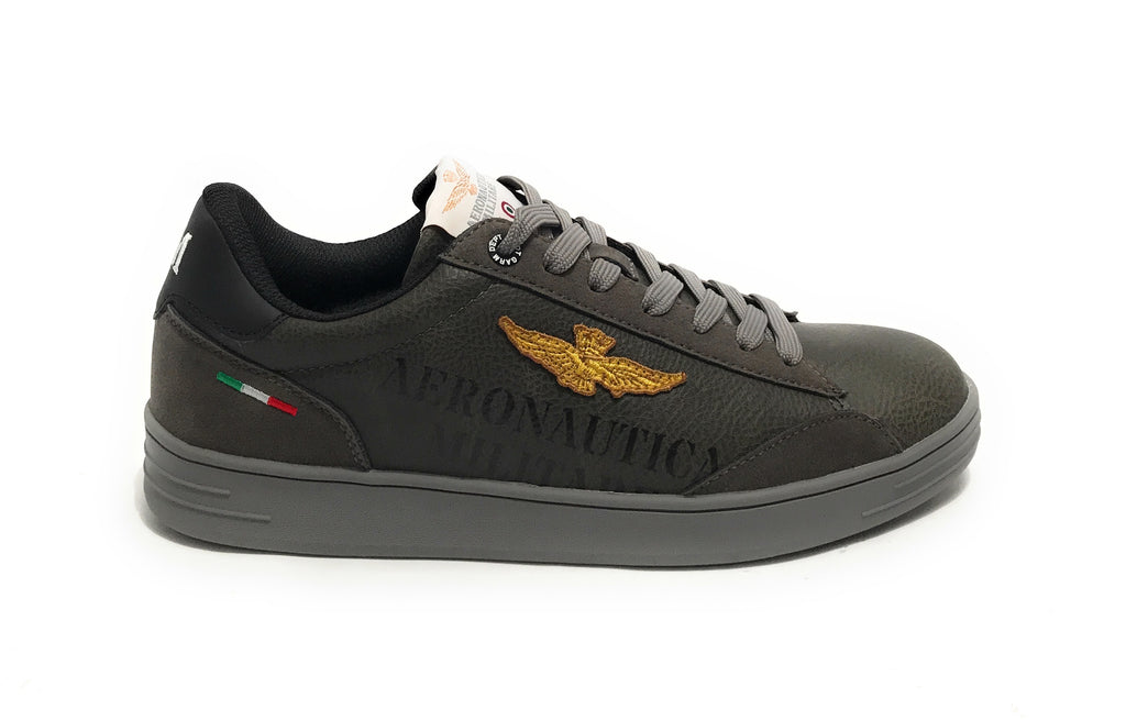 Sneaker Aeronautica Militare ecosuede grigio U25AR07 242SC289CT3385
