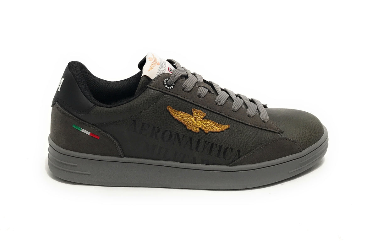 Sneaker Aeronautica Militare ecosuede grigio U25AR07 242SC289CT3385
