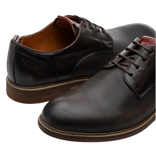 Scarpe uomo Ambitious 11465A francesina stringata in pelle dark brown US24AM08
