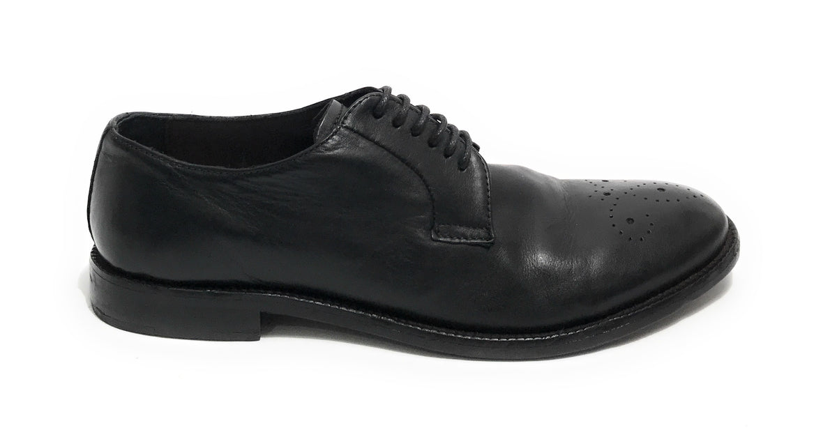 Scarpe uomo Elite francesina in pelle colore nero US22EL01 1318