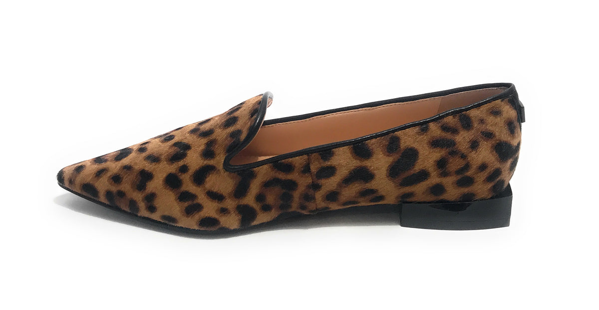 Scarpe donna Guess mocassino a punta Gusty animalier leopardata D23GU37 FL7GS5LEP14