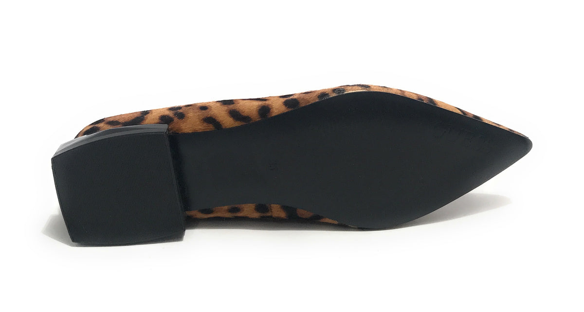 Scarpe donna Guess mocassino a punta Gusty animalier leopardata D23GU37 FL7GS5LEP14