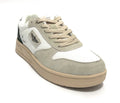 Sneaker Aeronautica Militare running in pelle/ tessuto bianco/ verde US23AR07 231SC235CT3096