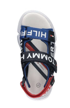 Scarpe bambino Tommy Hilfiger sandalo blu royal/ red ZS23TH07 T3X2-32910