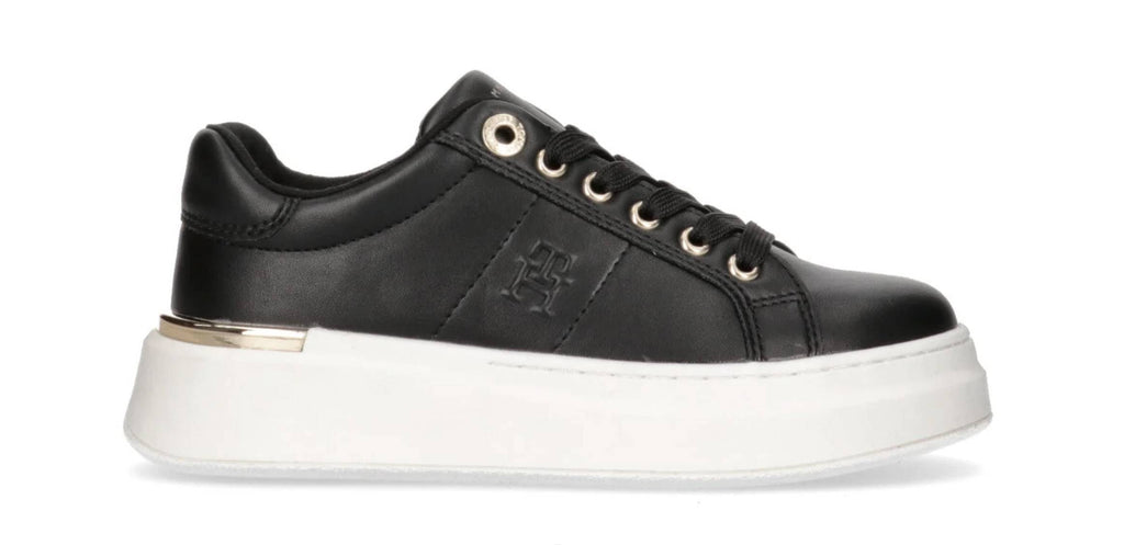 Scarpe Tommy Hilfiger sneaker monogram black D25TH03 T3A9-33542-1351999