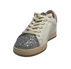 Scarpe 2B12 sneaker MiniSuprime-89 pelle bianco/argento ZS25QB02