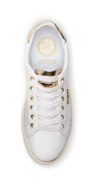 Scarpe donna sneaker Guess Beckie 4G in ecopelle white DS25GU18 FL5BEKFAL12