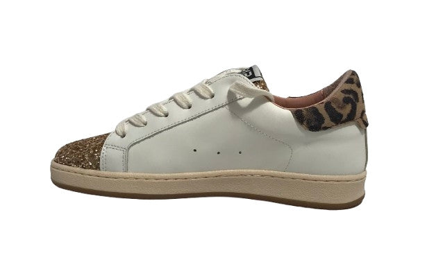 Scarpe 2B12 sneaker JRSuprime-91 pelle bianco/leo ZS25QB03