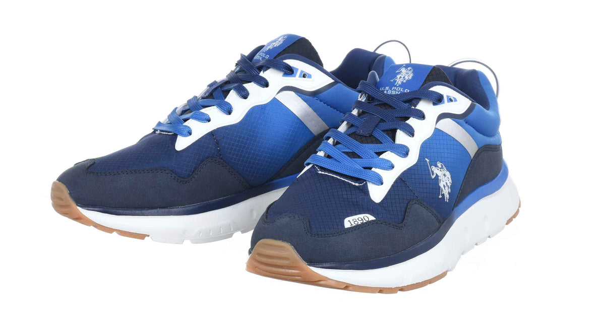 Scarpe U.S. Polo sneaker running SNIPER001 in ecopelle/ tessuto dark blue US24UP15