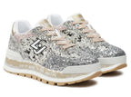 Scarpe donna Liu-Jo Amazing 26 sneaker ecopelle/ glitter black/silver D25LJ07 BF4047 TX007
