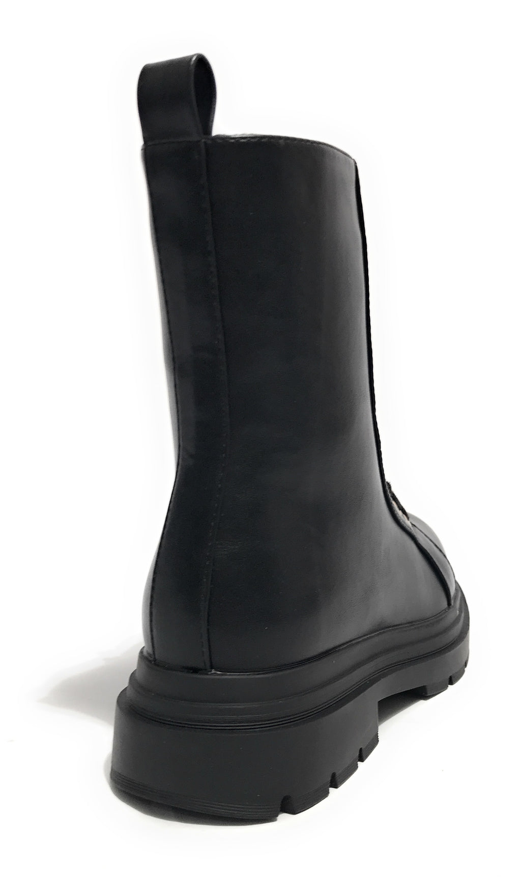 Scarpe donna Gold&gold stivaletto biker in ecopelle nero D25GG28 GW355