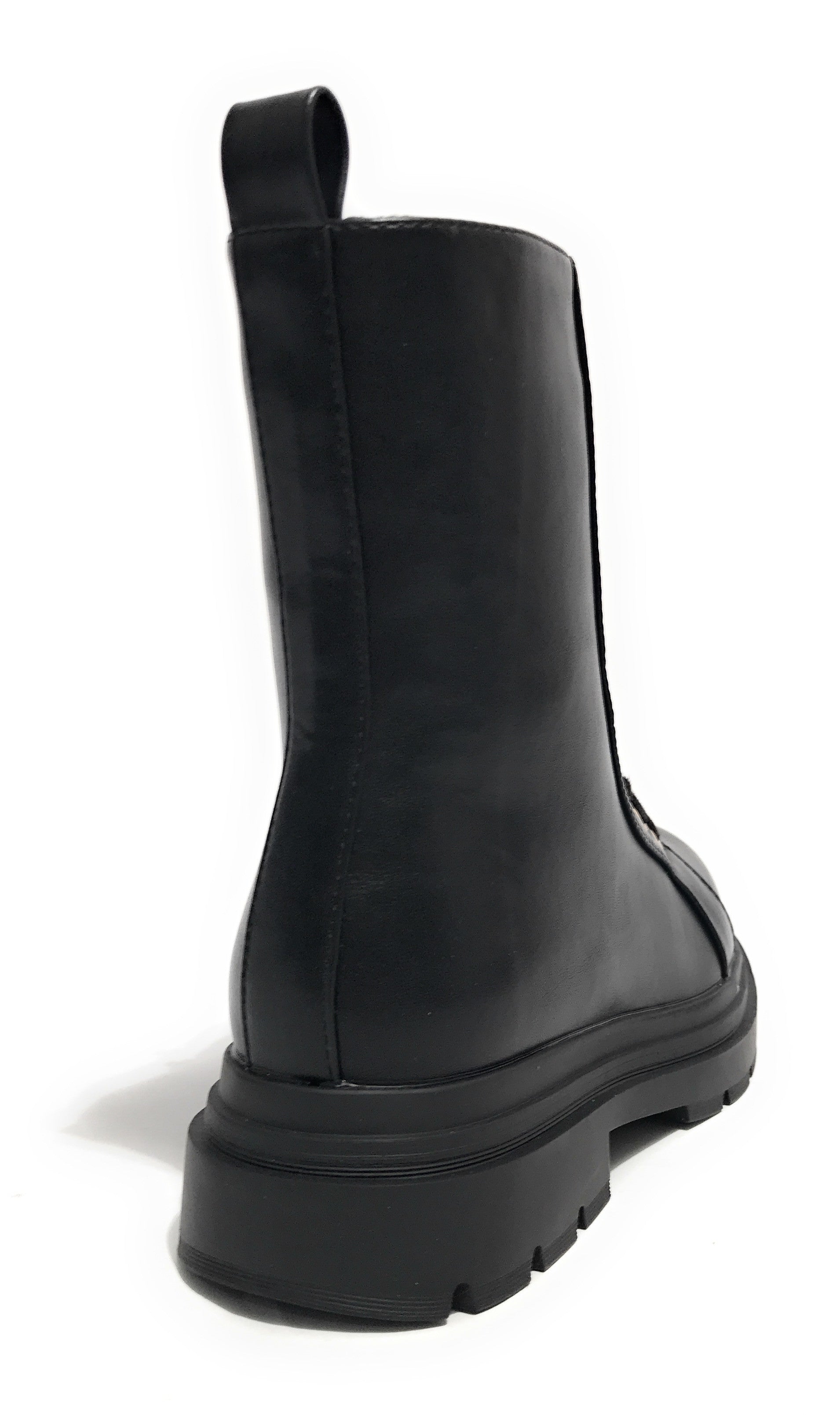 Scarpe donna Gold&gold stivaletto biker in ecopelle nero D25GG28 GW355