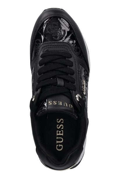 Sneaker donna Guess Camrio 4G platform black multilogo D26GU02 FLTCM9FAL12