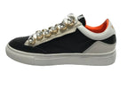 Scarpe donna sneaker Emanuélle Vee Olivia con strass black D25EV07 442P-700-33-P003CB\BLA