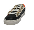 Scarpe donna sneaker Emanuélle Vee Olivia con strass black D25EV07 442P-700-33-P003CB\BLA