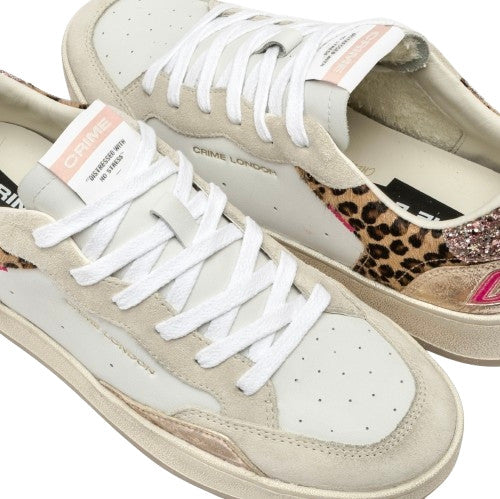 Sneaker donna Crime London Chelsea in pelle white DS25CR03 20201PP7.68