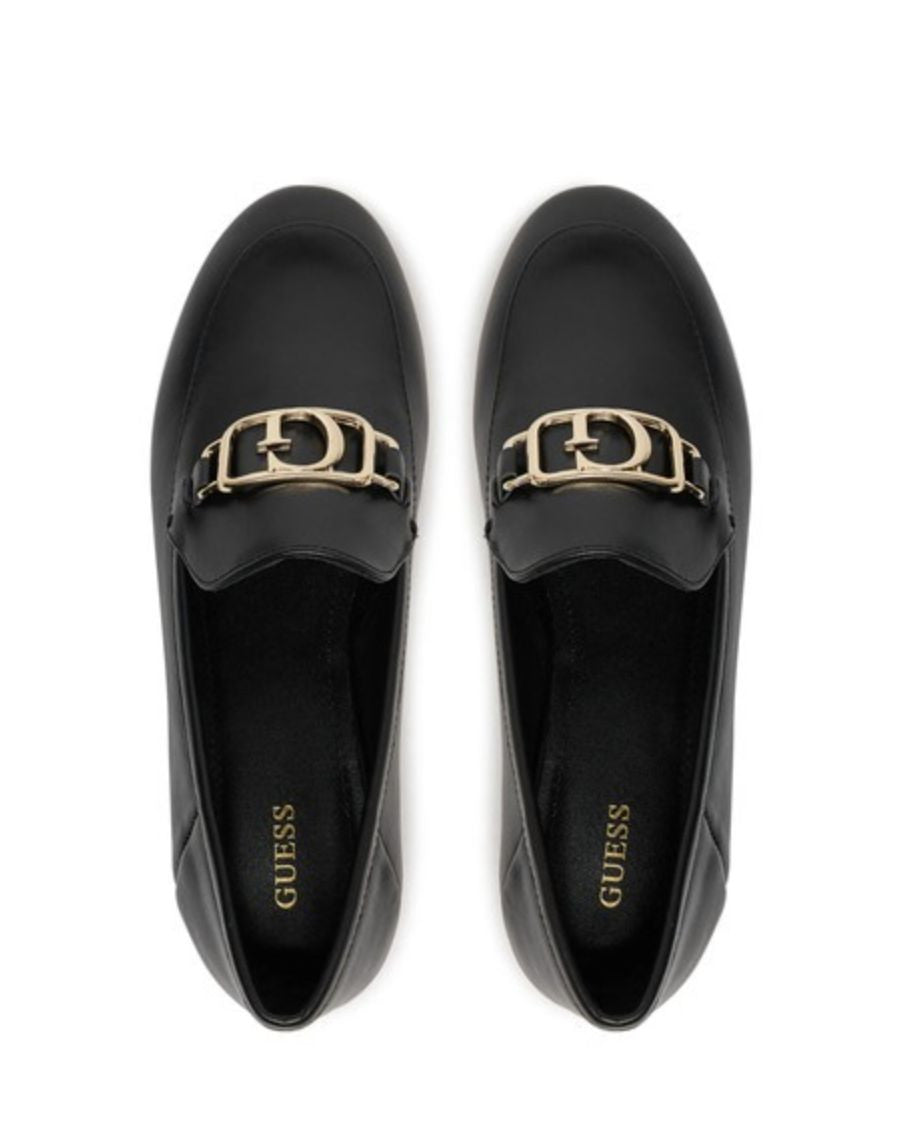Scarpe donna mocassino Guess nero DS25GU40 FLPMARLEA14