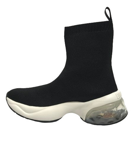 Scarpe donna Love Moschino sneaker running calza crystal TC 60 black D25MO04 JA15286G1LIYA000