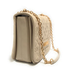 Borsa donna Love Moschino a spalla/ tracolla trapuntata avorio B25MO114 JC4000PP0LLA0110