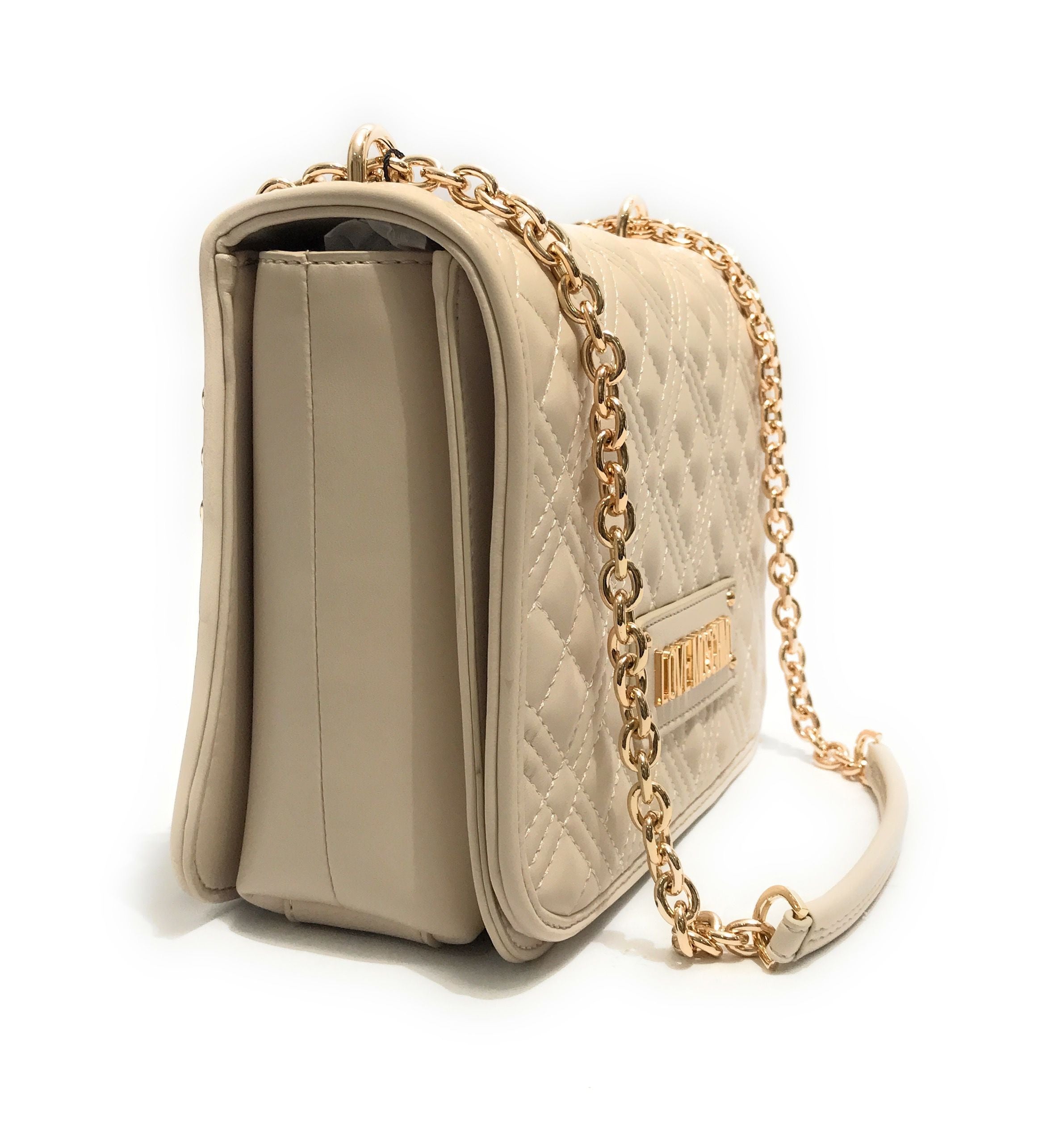 Borsa donna Love Moschino a spalla/ tracolla trapuntata avorio B25MO114 JC4000PP0LLA0110