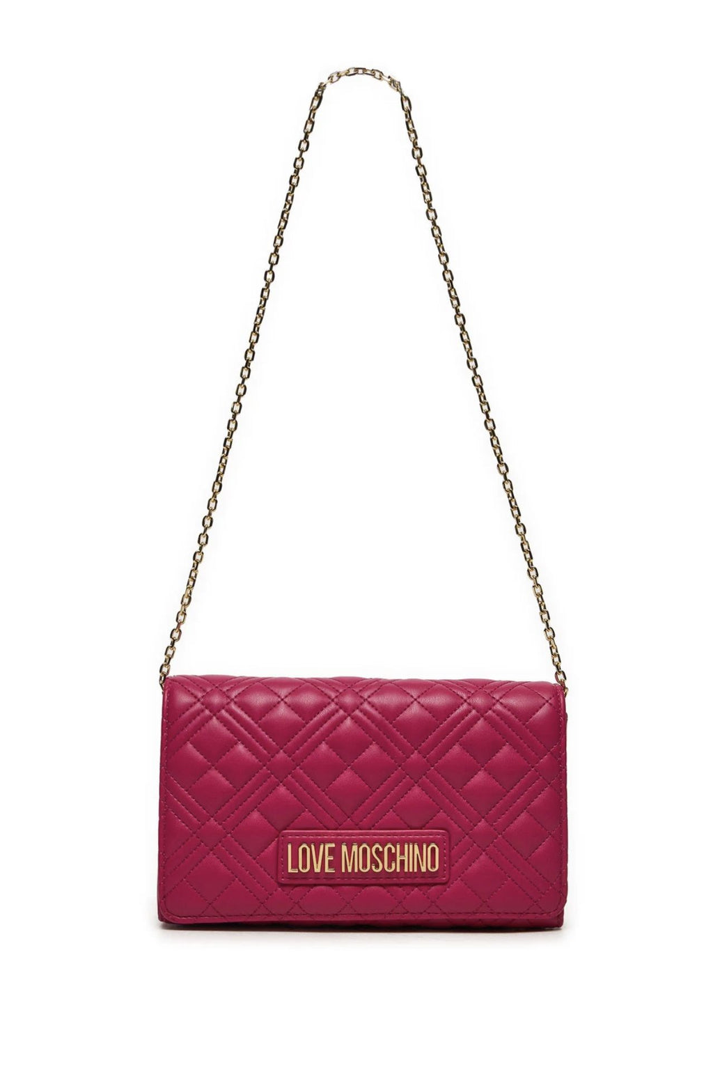 Borsa donna Love Moschino a spalla/ tracolla ecopelle trapuntata magenta B25MO32 JC4079PP1LLA0626