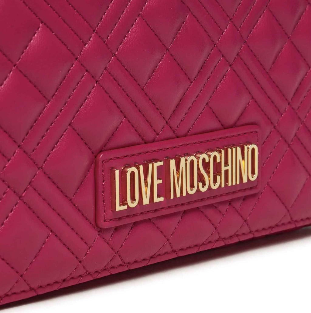 Borsa donna Love Moschino a spalla/ tracolla ecopelle trapuntata magenta B25MO32 JC4079PP1LLA0626