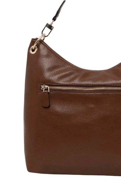 Borsa Guess a spalla Levia large hobo ecopelle chocolate B25GU105 BS850103