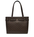 Borsa Guess a spalla Arlena Noel tote mocha logo B25GU16 PS933625