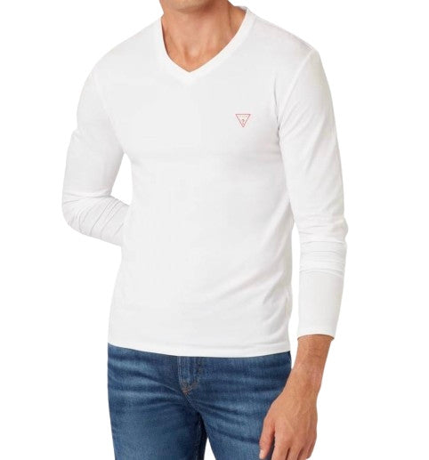 T-shirt Guess longsleeve bianco ES25GU22 M2YI08J1314