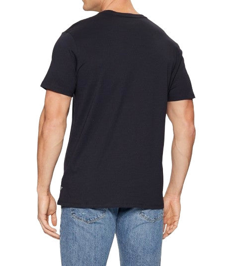 T-shirt uomo Guess logo triangolo catena blu ES25GU16 M5RI49K9RM1 G7V2