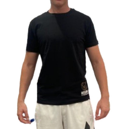 T-shirt uomo Moschino logo Underwear colore nero E25MO02 V1A0703 4406 0555