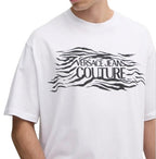 T-shirt uomo Versace Jeans Couture bianco ES25VE15 78GAH6L1