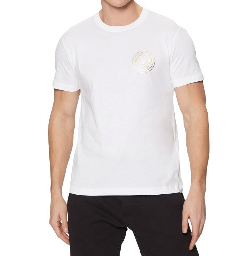T-shirt uomo Versace Jeans Couture bianco ES25VE16 78GAHT00