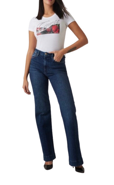 T-shirt donna Guess floreale white ES25GU46 W5RI03J1314