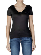 T-shirt donna Guess nero ES25GU83 W5GP31KCSX2