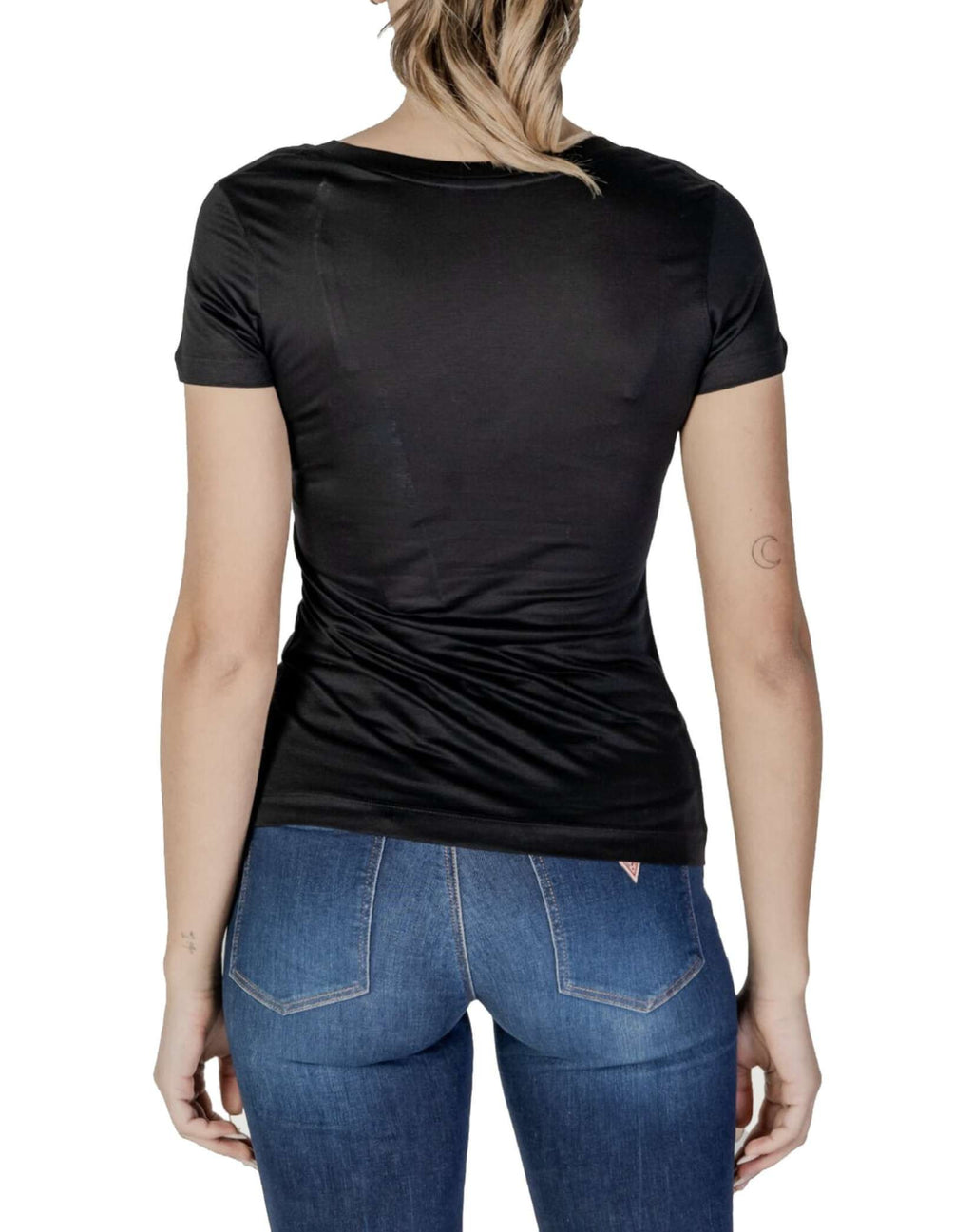 T-shirt donna Guess nero ES25GU83 W5GP31KCSX2