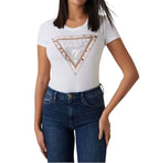 T-shirt Guess triangle tee white ES25GU52 W5RI22J1314