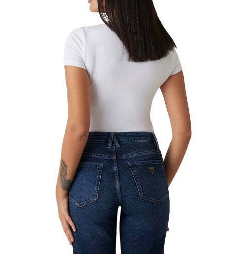 T-shirt Guess triangle tee white ES25GU52 W5RI22J1314