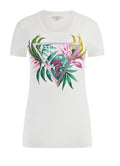 T-shirt donna Guess bianco ES25GU88 W5GI07J1314
