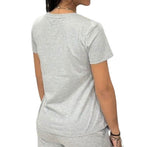 T-shirt donna Guess Active Rhinestones Ss con strass grigio ES25GU07 V5RI18I3Z14