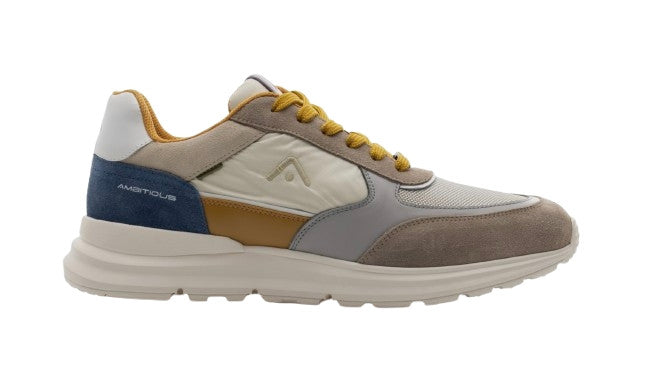 Sneaker uomo Ambitious suede/ nylon taupe/ beige US25AM03 13571E_1290AM