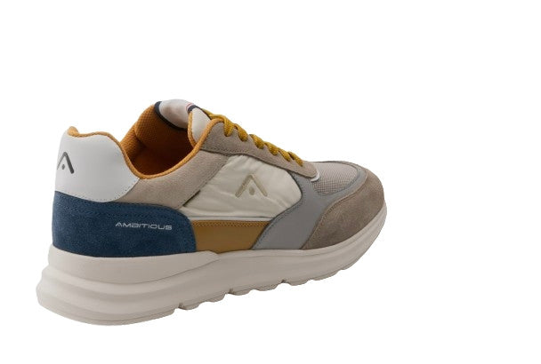 Sneaker uomo Ambitious suede/ nylon taupe/ beige US25AM03 13571E_1290AM