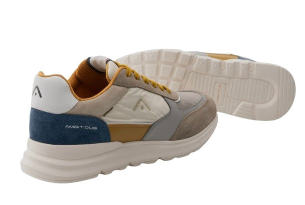 Sneaker uomo Ambitious suede/ nylon taupe/ beige US25AM03 13571E_1290AM