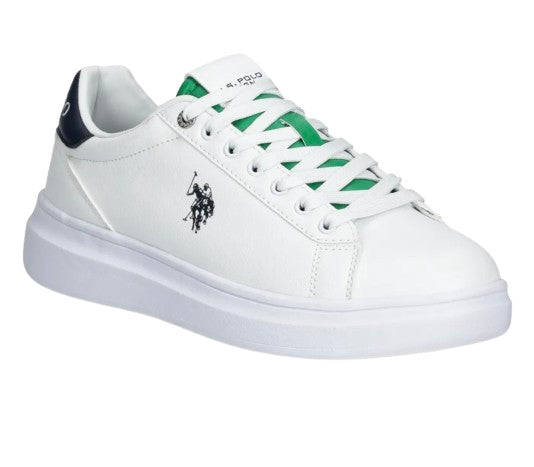 Sneaker U.S. POLO Cody010 white/ dark blue US25UP12