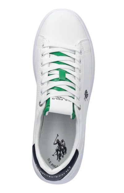 Sneaker U.S. POLO Cody010 white/ dark blue US25UP12