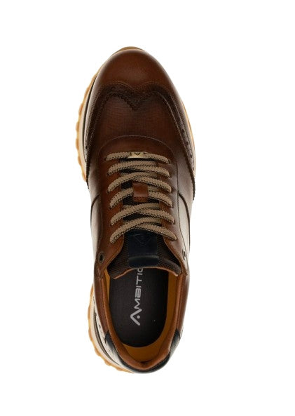 Sneaker uomo Ambitious in pelle cognac U26AM03 13139-T3329AM