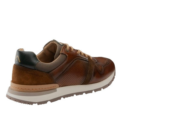 Sneaker uomo Ambitious in pelle cognac US25AM02 13905A_6584AM