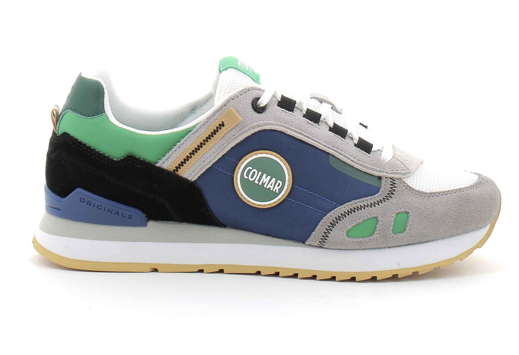 Sneaker uomo Colmar Travis sport vivid 024 white/ royal blue/ multicolor US25CO10