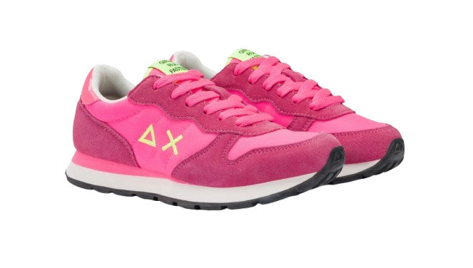 Scarpe Sun68 sneaker Girls's Ally solid teen fuxia fluo ZS25SU04 Z35401T